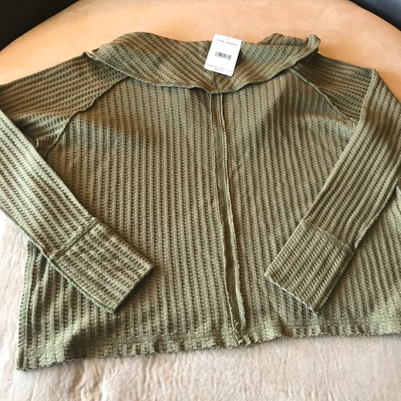 Free People Green Top NWT - Picture 6 of 6